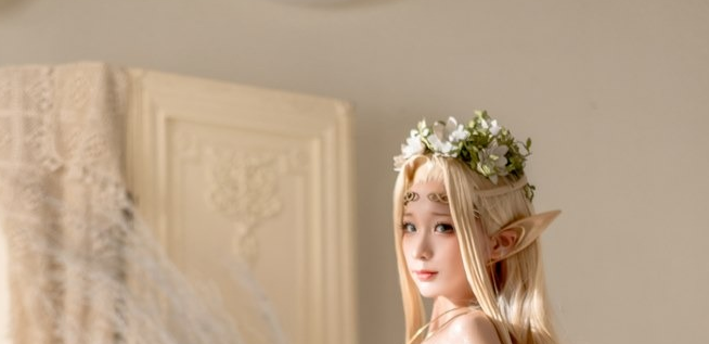 白精灵蠢沫沫人间精灵,cos作品赏析