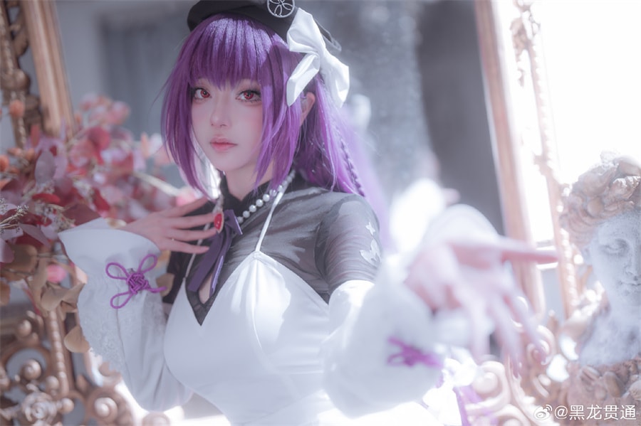 黑龙贯通cos作品斯卡哈·斯卡蒂,盛大的视觉盛宴(黑龙贯通零件)-coser视界