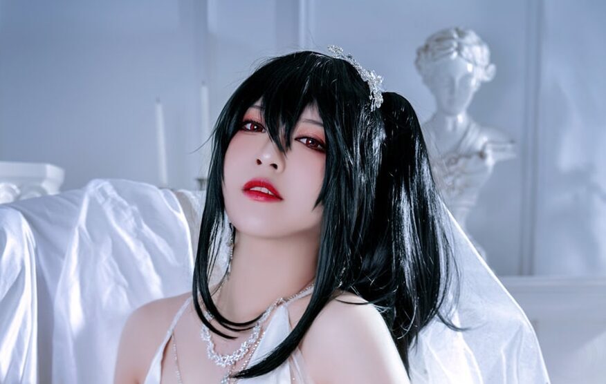 半半子大凤婚纱cos绝美造型(半半子全套)-coser视界