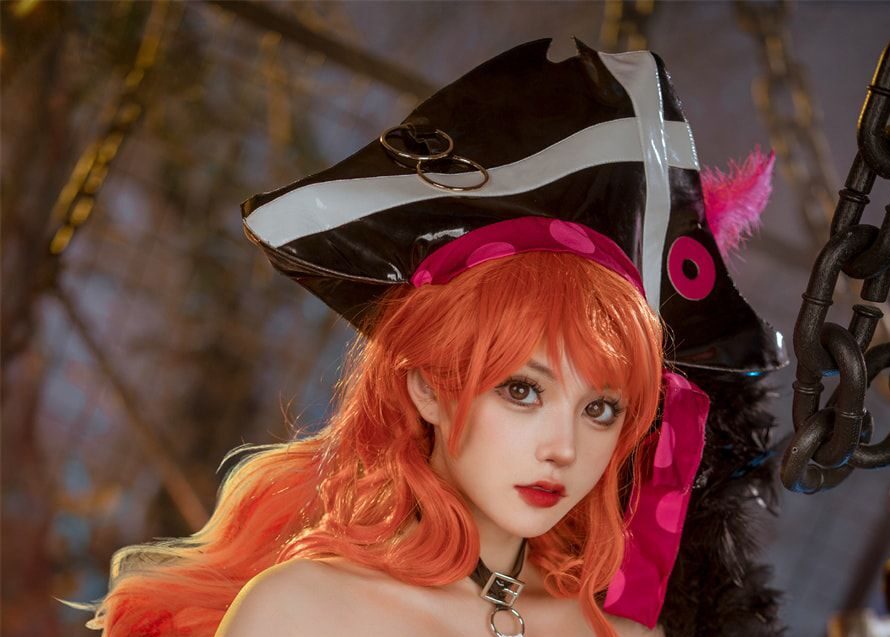 努力的十八魔化身红发歌姬娜美作品惊艳众人！(努力的魔法)-coser视界