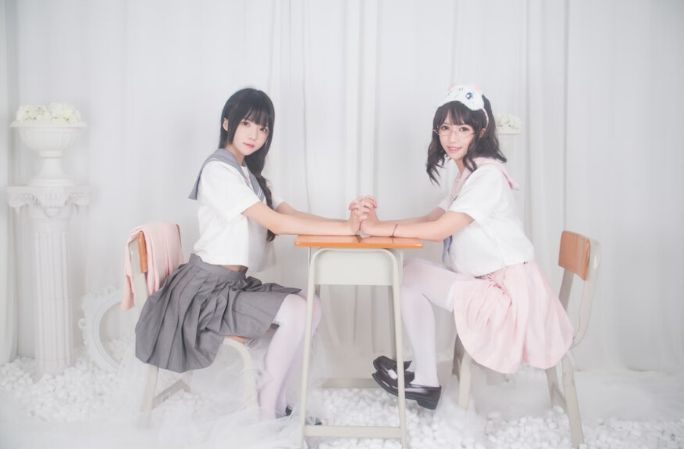 桜桃喵jk女神，小清新cos作品在线(桜桃喵突然)-coser视界