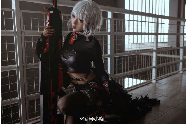 舞小喵_代号23cos黑鸦动漫游戏展(舞小喵thumbsup)-coser视界