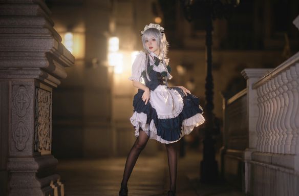 花柒Hana十六夜咲夜清纯可爱女仆长(花柒coser)-coser视界