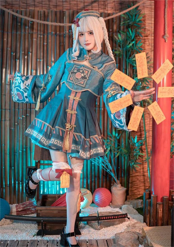 鹿八岁baby精品cos作品神秘小僵尸鉴赏，萌萌哒