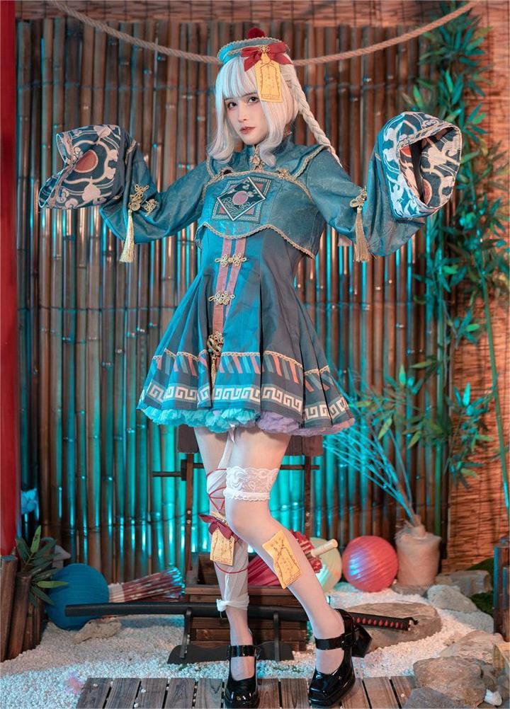 鹿八岁baby精品cos作品神秘小僵尸鉴赏，萌萌哒